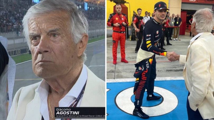 F1, Bahrain: Giacomo Agostini superstar a Sakhir