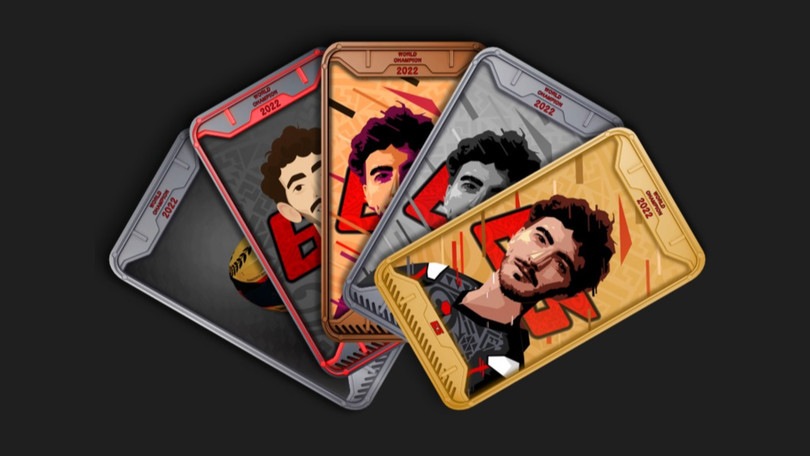 MotoGP: Bagnaia lancia la collezione digitale per festeggiare il titolo