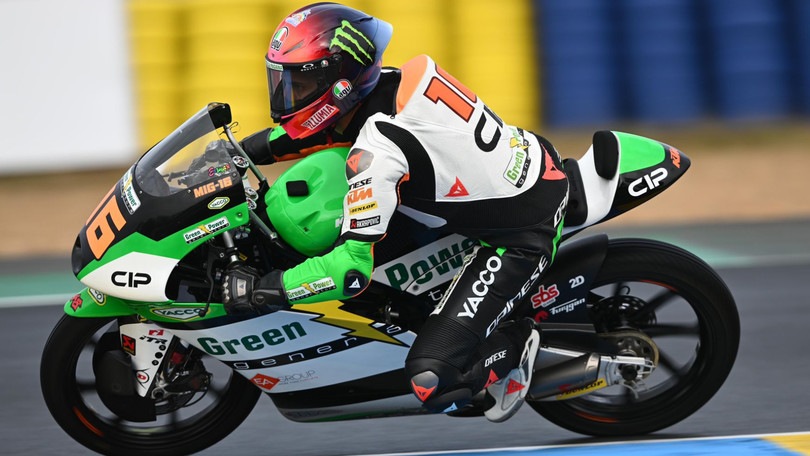 Moto3 Prove libere 3: Andrea Migno il più veloce sul bagnato