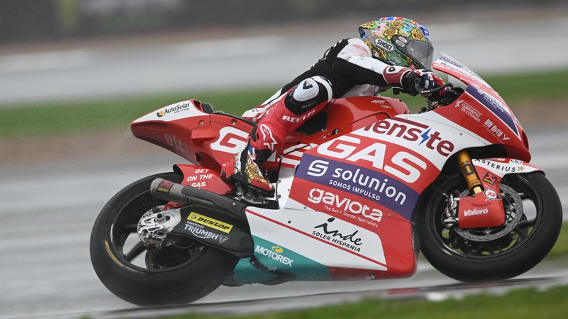 FP2 Moto2: Jake Dixon il più veloce sul bagnato, secondo Tony Arbolino