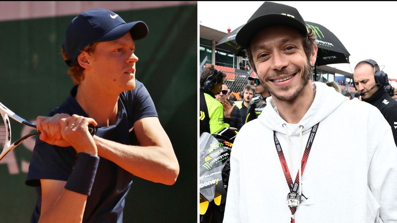 Jannik Sinner e l'accostamento a Valentino Rossi come modello