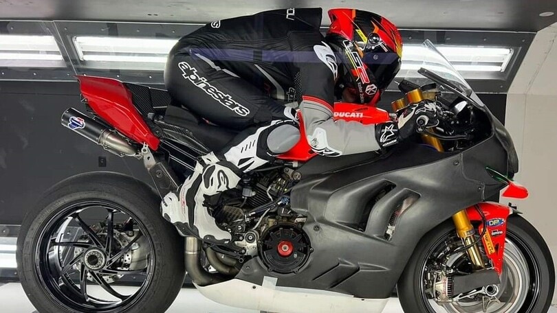 Per Rinaldi e Motocorsa è già SBK 2024 in... galleria del vento