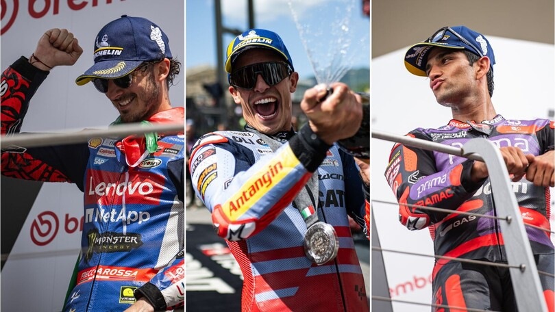 MotoGP, la classifica piloti aggiornata dopo il GP del Mugello