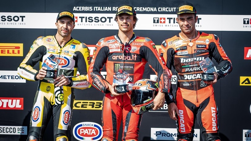 SBK Cremona: prima fila tutta italiana, la pole è di Bulega