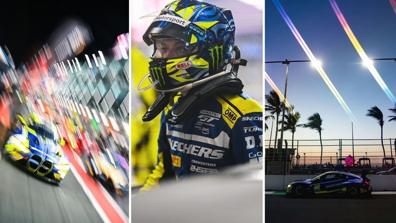 Valentino Rossi chiude un'ottima stagione sulle auto in Arabia Saudita