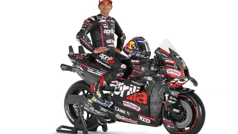 MotoGP, i dettagli dell'Aprilia con il numero 1 di Jorge Martin