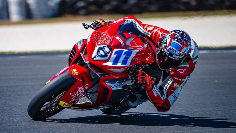 SSP, test Phillip Island: Bendsneyder beffa Masia, brutta caduta per Oettl