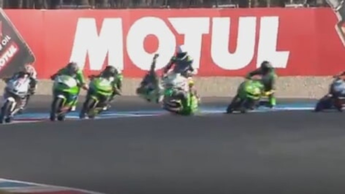 SSP300, incidente pericoloso ad Assen nella sessione di Warm up