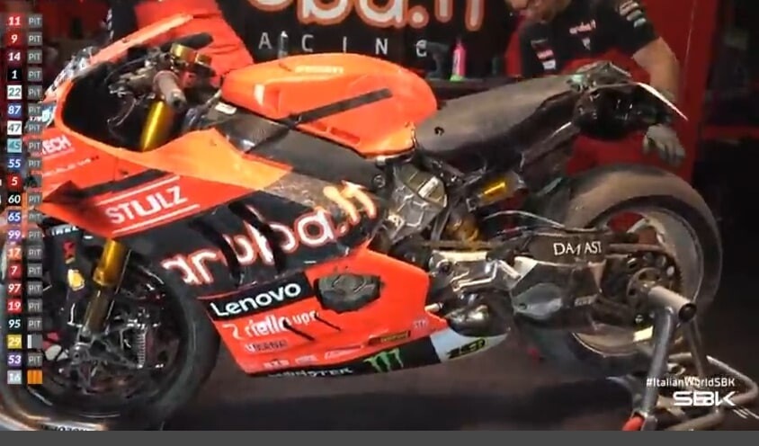 SBK Cremona, moto distrutta per Bautista: le condizioni