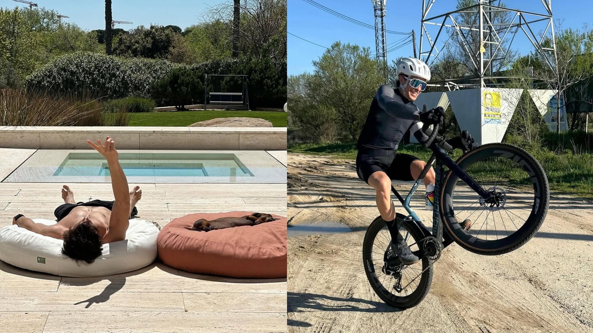 MotoGP, Marc Marquez tra riposo, impennate sulla bici e barbecue in famiglia