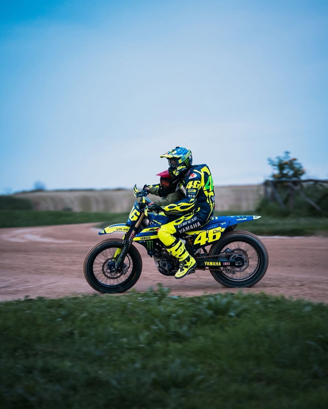 Valentino Rossi torna al Ranch per un allenamento