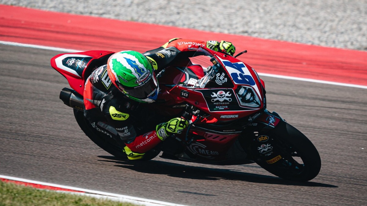 A Cremona Caricasulo in Superpole con il Caberg GP01 !