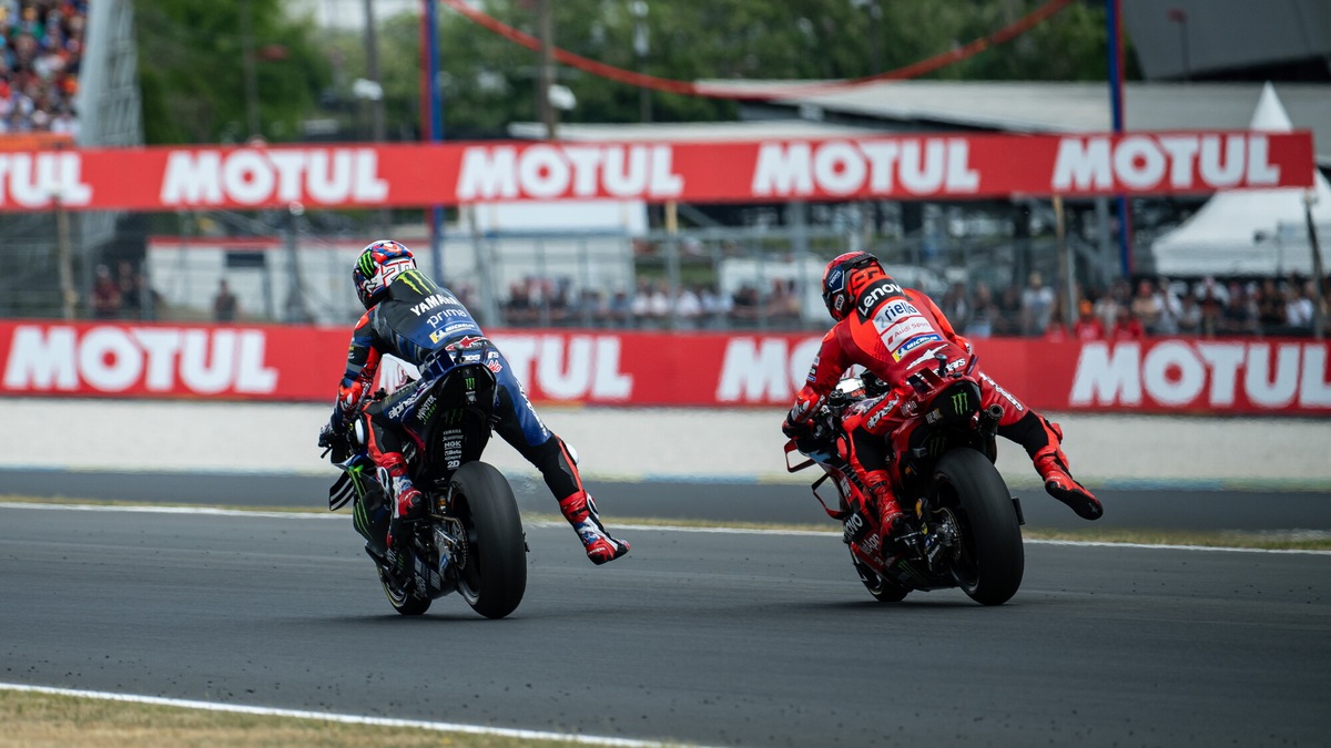 Sprint MotoGP Le Mans: il "race winning overtake" di Marc Marquez su Quartararo