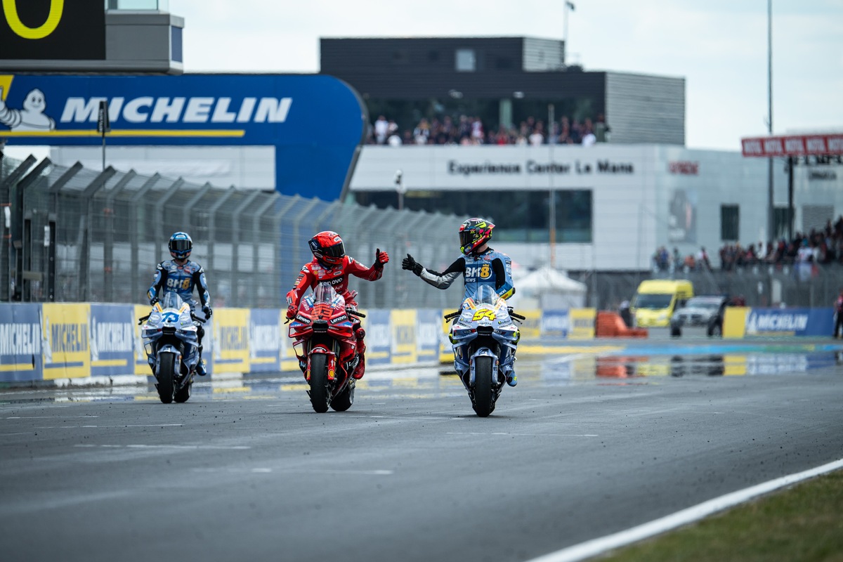 MotoGP, le foto più significative del sabato a Le Mans