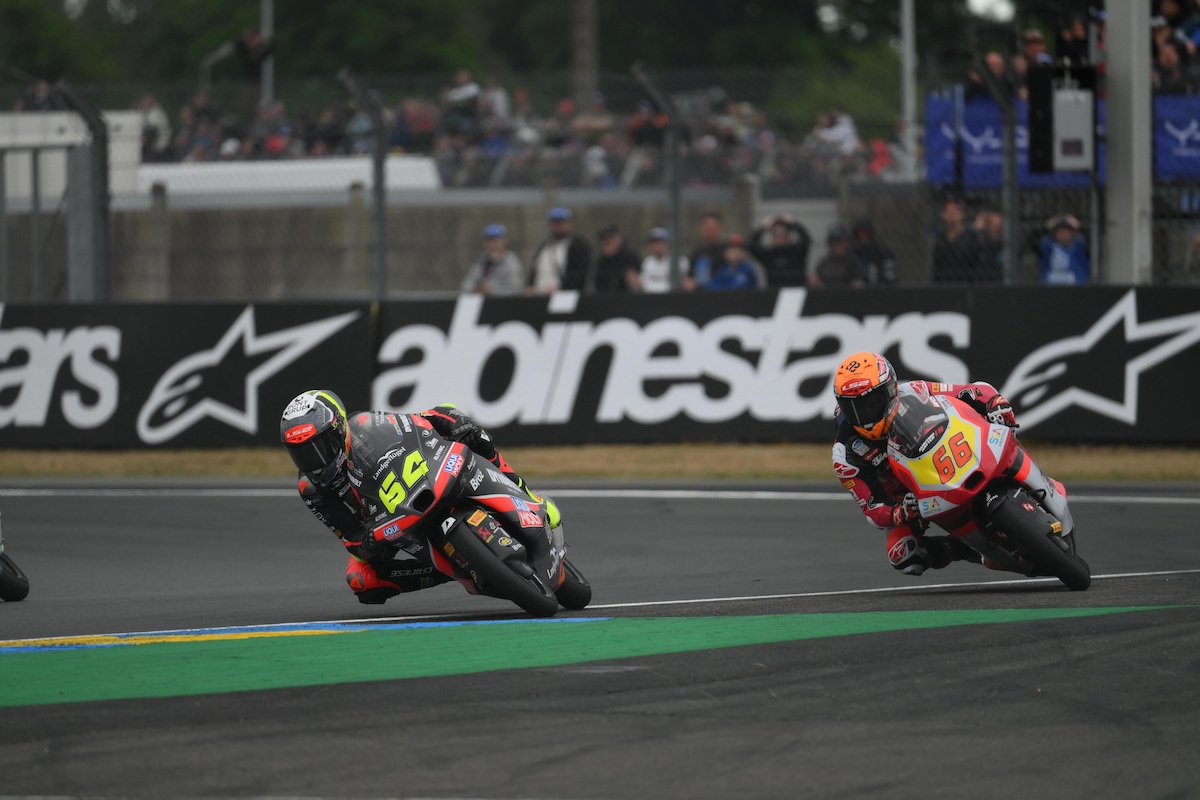 Moto3 Francia, la sequenza dell'incidente all'ultimo giro tra Muñoz e Kelso