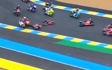 MotoGP Le Mans, caduta di Bagnaia: che disastro!