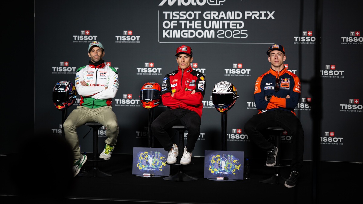 MotoGP, tutte le foto della conferenza stampa a Silverstone
