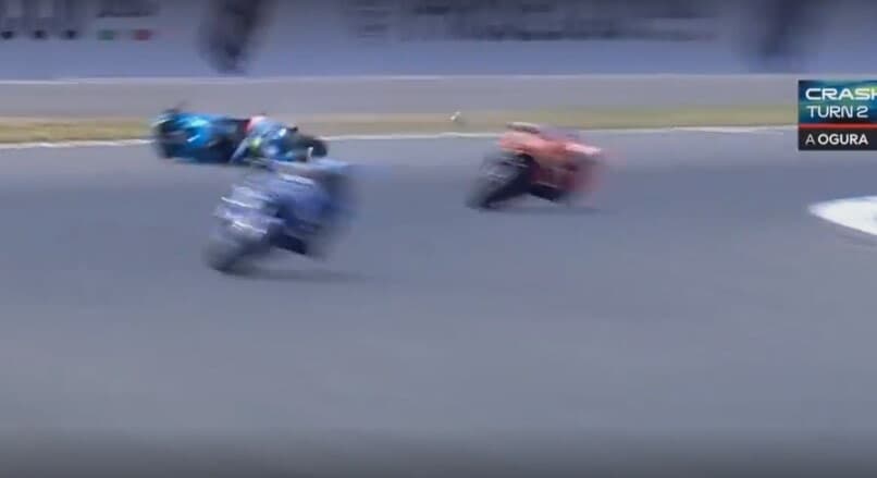 MotoGP, bruttissimo volo di Ogura a Silverstone
