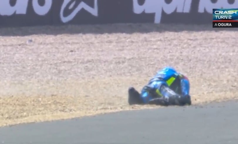 MotoGP, bruttissimo volo di Ogura a Silverstone