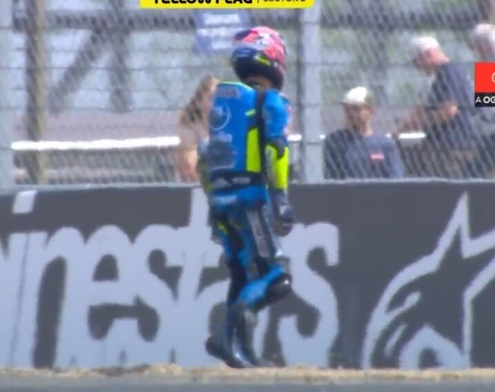 MotoGP, bruttissimo volo di Ogura a Silverstone