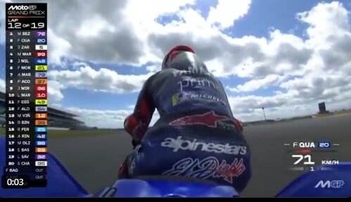 MotoGP Silverstone, problemi alla Yamaha per Quartararo : ecco cosa è successo