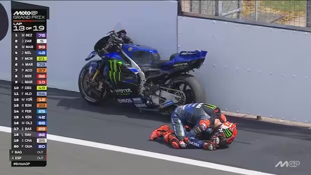 MotoGP Silverstone, problemi alla Yamaha per Quartararo : ecco cosa è successo