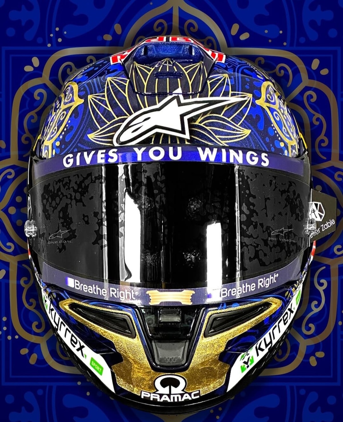 MotoGP, una varietà dei caschi speciali: da Bagnaia a Iannone