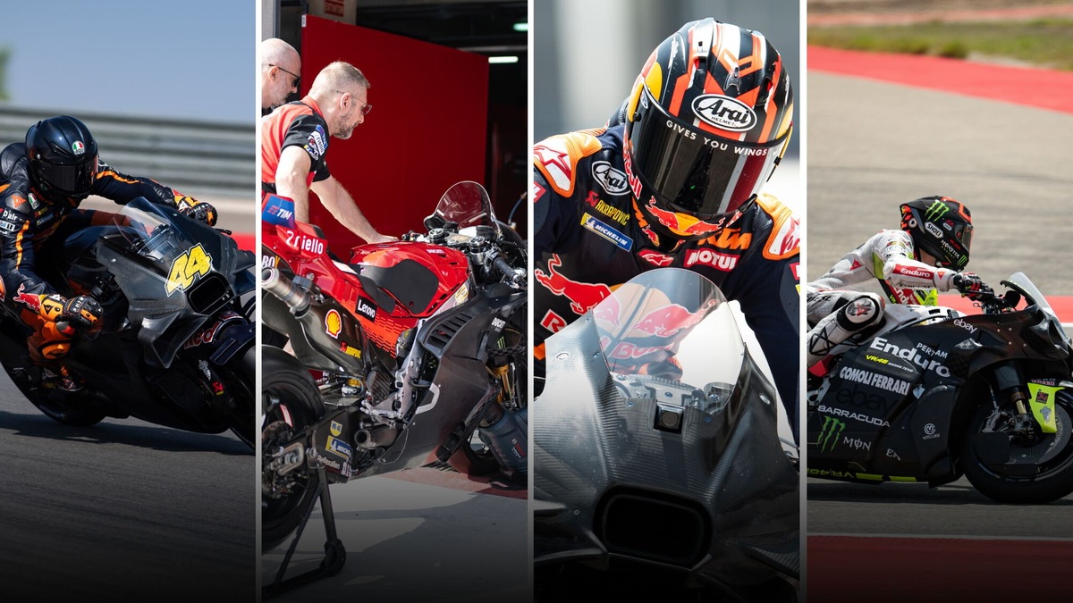 Test Aragon, tra aerodinamica e alettoni: cosa c'è di nuovo in MotoGP