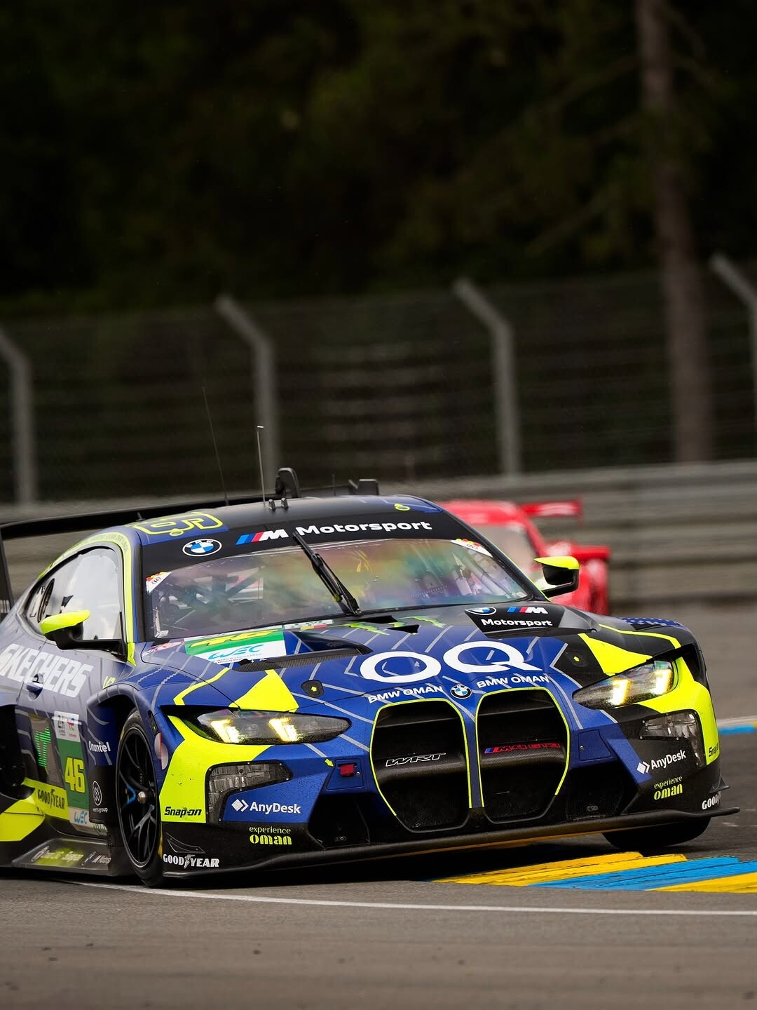 Valentino Rossi alla 24h di Le Mans: le foto dei primi giri in pista