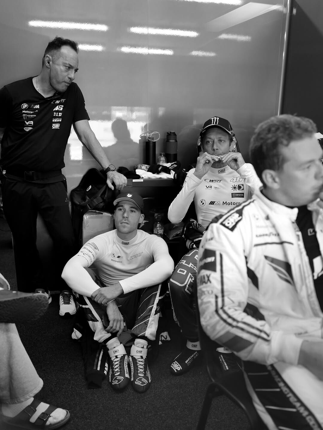 Valentino Rossi alla 24h di Le Mans: le foto dei primi giri in pista