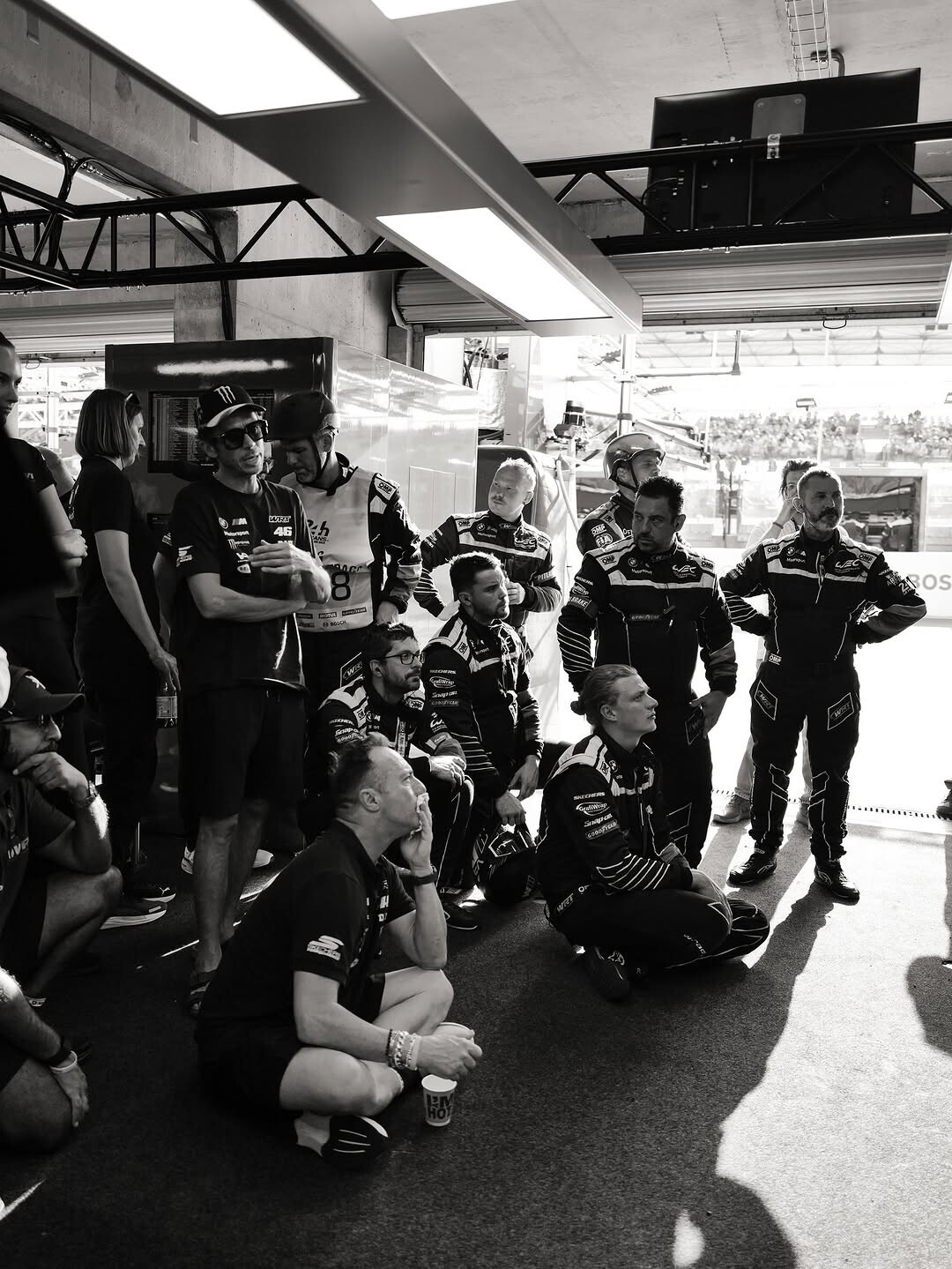 Valentino Rossi alla 24h di Le Mans: le foto dei primi giri in pista