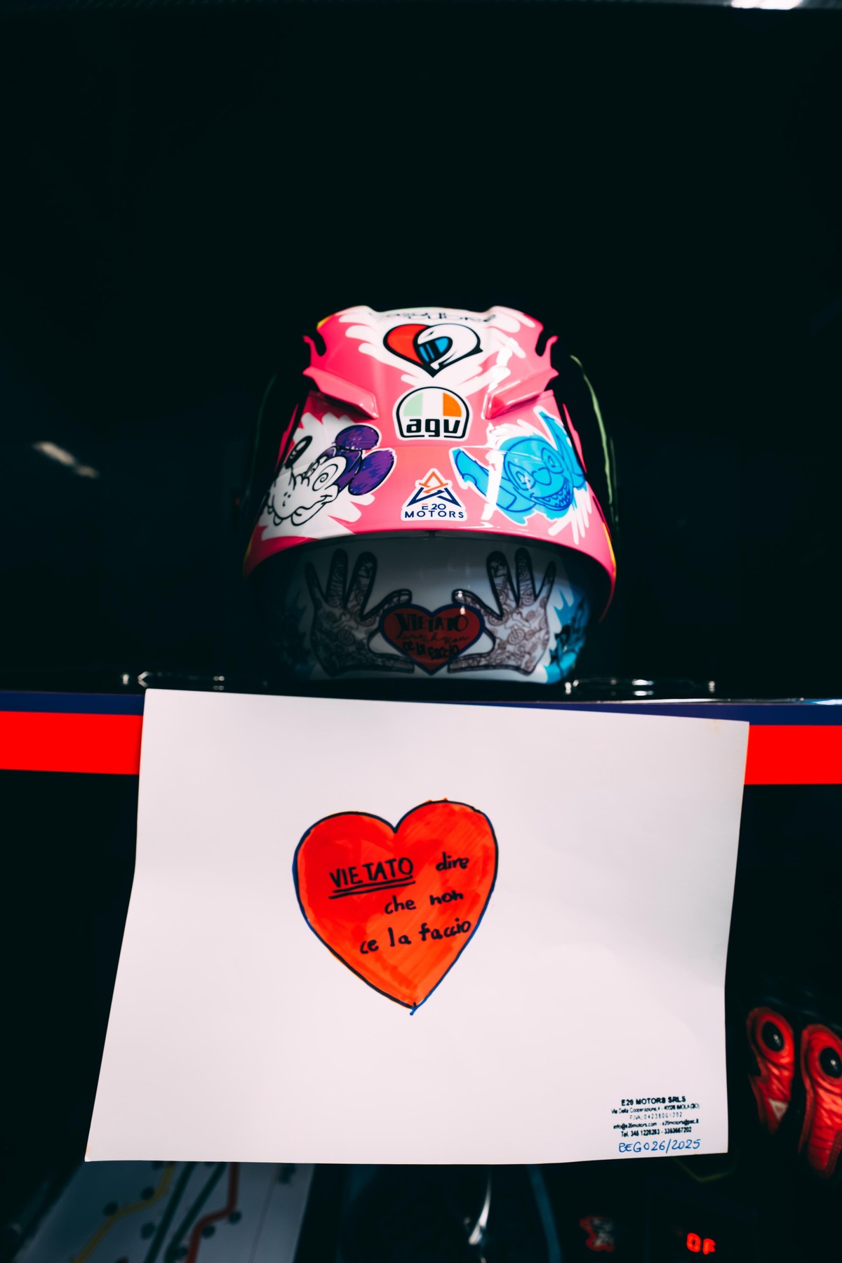 MotoGP, Bezzecchi al Mugello con l'iniziativa benefica "Caschi per il Cuore"