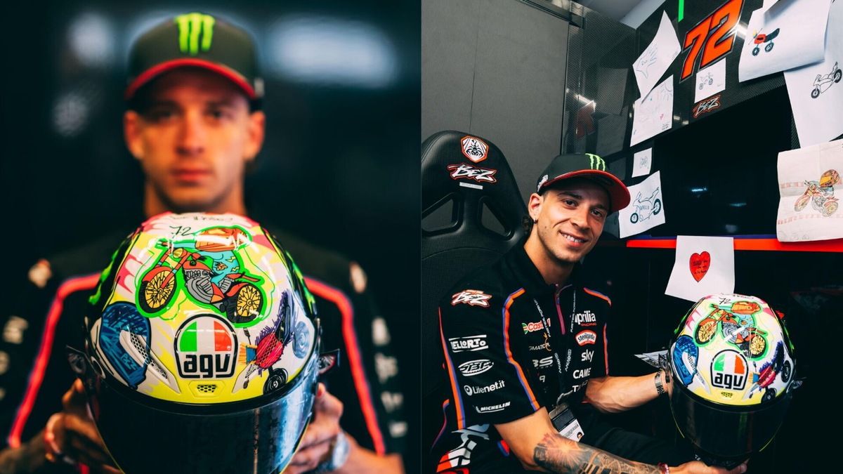 MotoGP, Bezzecchi al Mugello con l'iniziativa benefica "Caschi per il Cuore"