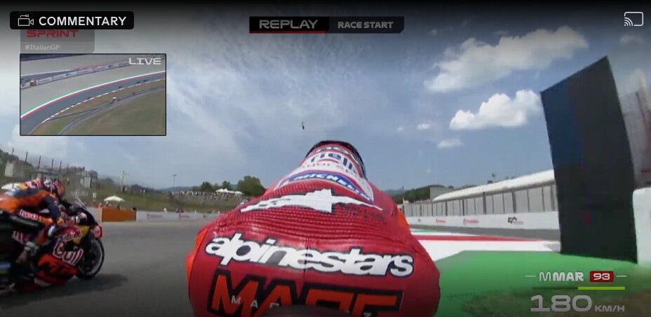 MotoGP, Mugello: problema al launch control per Marc Marquez al via della Sprint