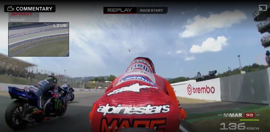 MotoGP, Mugello: problema al launch control per Marc Marquez al via della Sprint