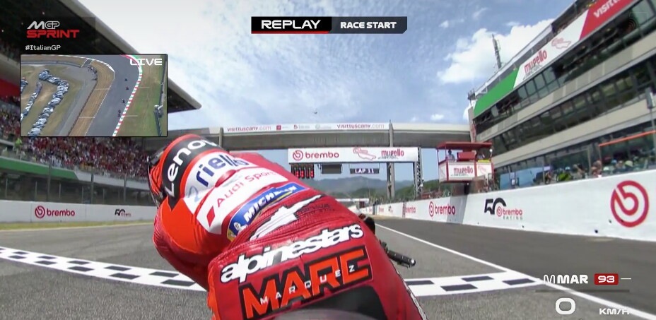 MotoGP, Mugello: problema al launch control per Marc Marquez al via della Sprint