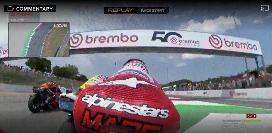 MotoGP, Mugello: problema al launch control per Marc Marquez al via della Sprint