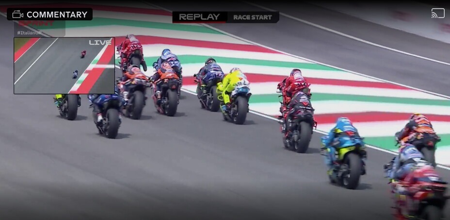 MotoGP, Mugello: problema al launch control per Marc Marquez al via della Sprint