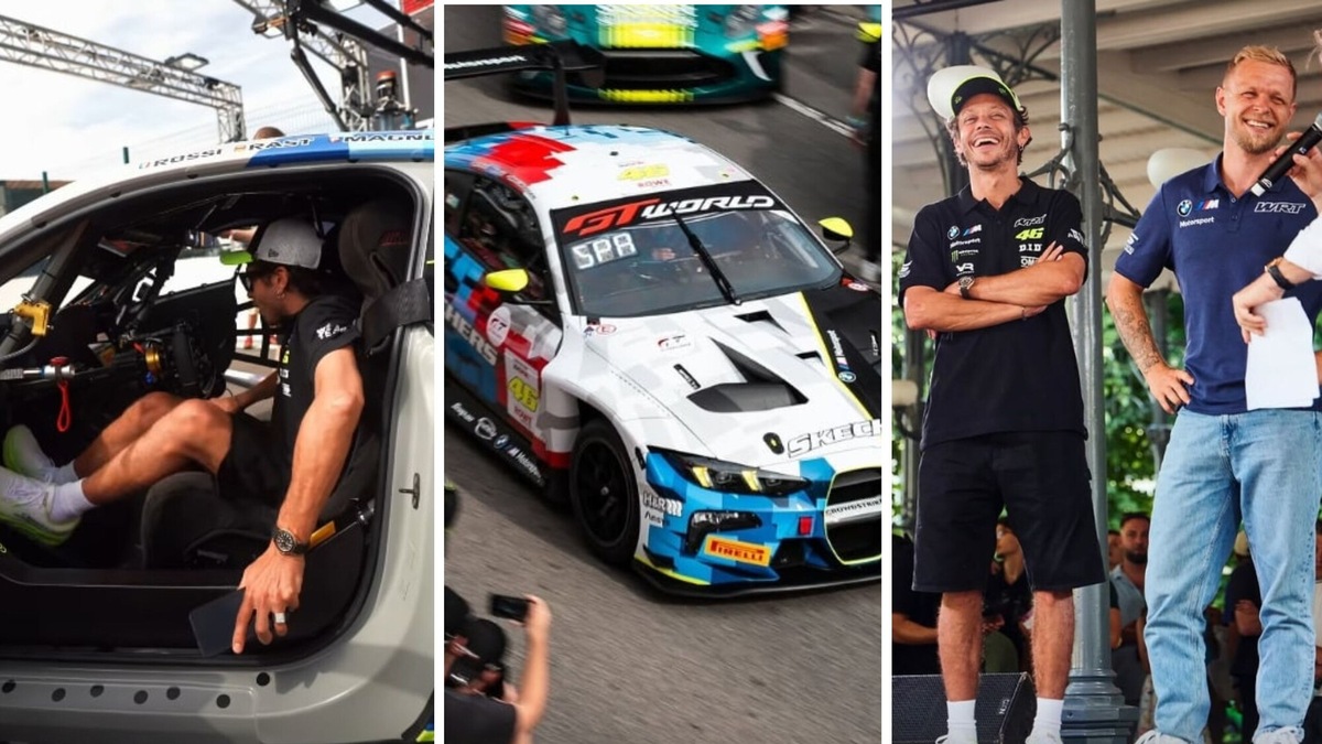 Valentino Rossi alla 24h di SPA, con lui anche Magnussen: tutte le foto