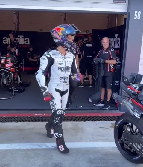 MotoGP, Jorge Martin prepara il ritorno: tutte le foto del test a Misano