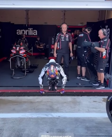 MotoGP, Jorge Martin prepara il ritorno: tutte le foto del test a Misano