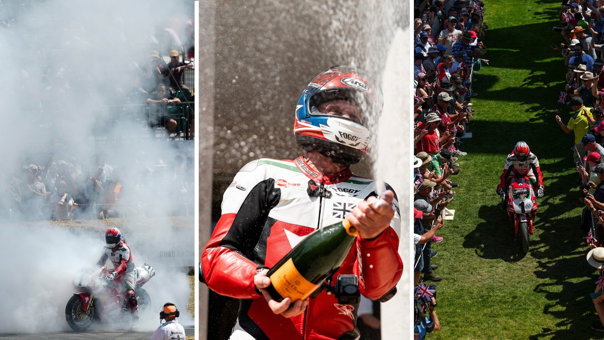 Carl Fogarty celebra la sua carriera a Goodwood