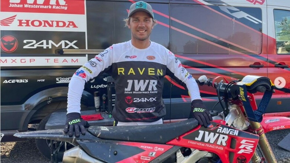 MXGP: Yuri Pasqualini con Honda JRW a Uddevalla