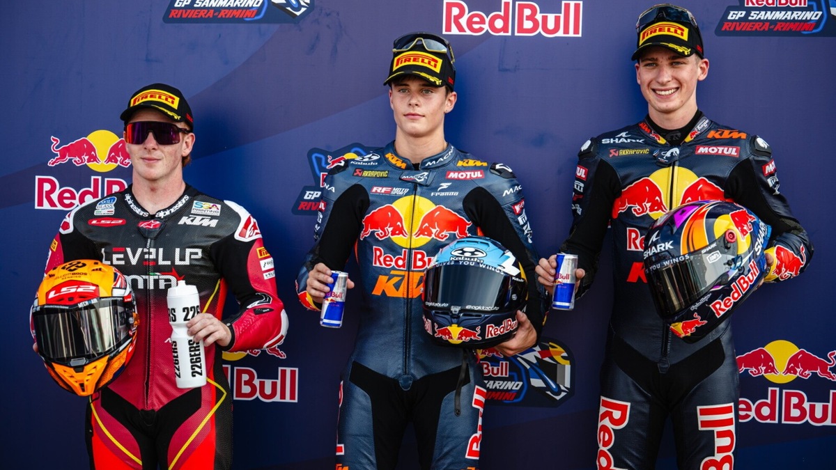 Moto3 Misano: seconda pole position in carriera per Perrone, 25 millesimi su Kelso