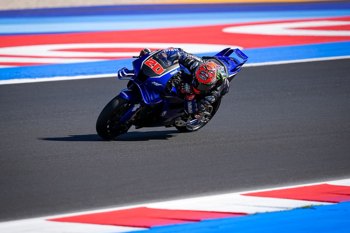 In casa Yamaha il futuro è qui: le prima foto di Quartararo in sella al V4
