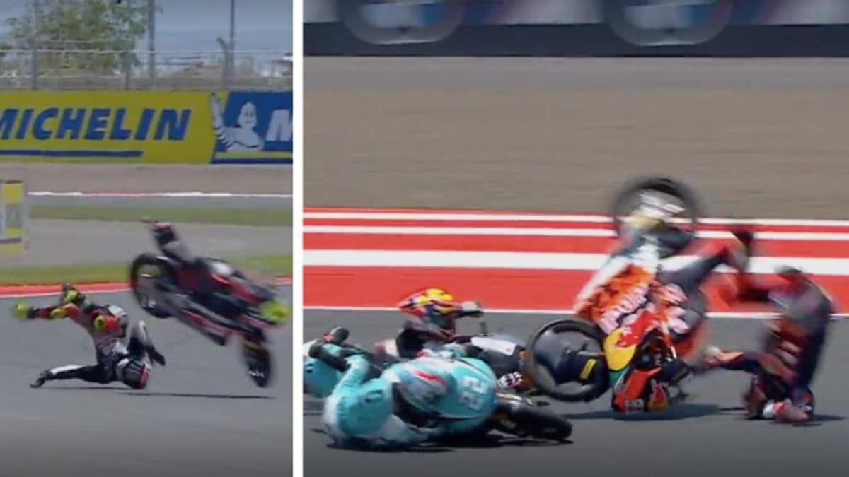 Incidenti Moto3, GP d'Indonesia: gara conclusa sotto "bandiera rossa"