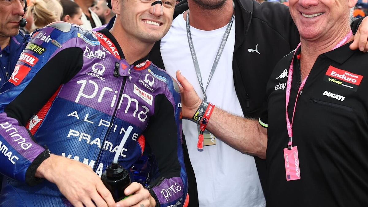 Chris Hemsworth a Phillip Island per la MotoGP