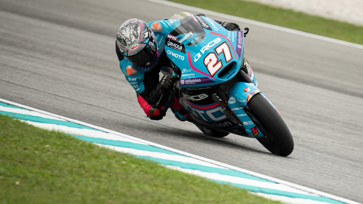 Moto2 Sepang: Daniel Holgado firma la terza pole stagionale, nono Tony Arbolino
