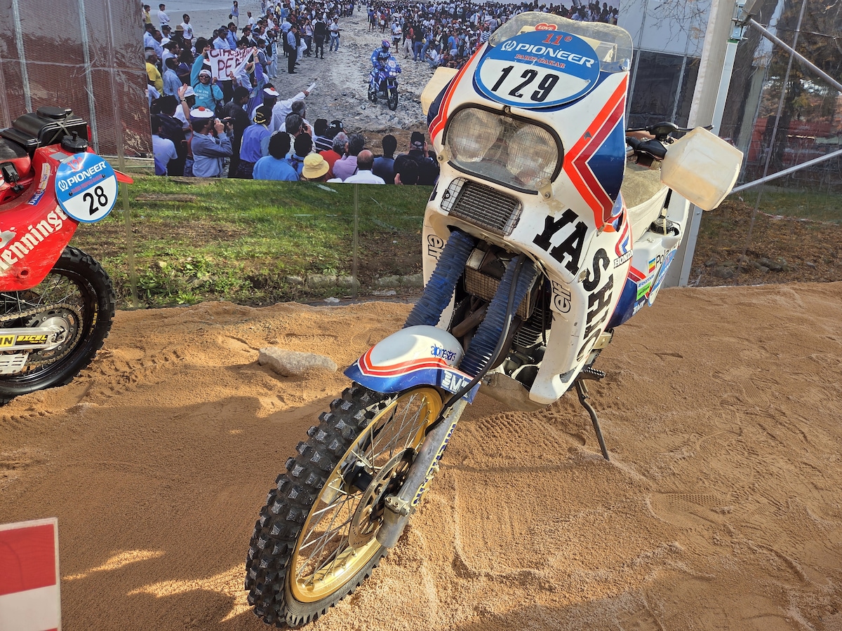 EICMA 2025, dalla moto di Sabine alla KTM di Sanders: tutta la storia della Dakar