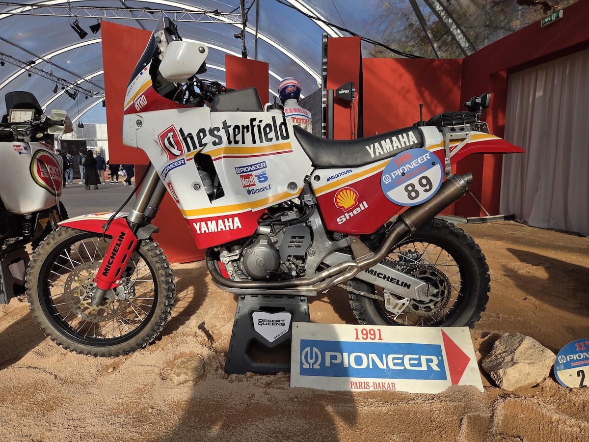 EICMA 2025, dalla moto di Sabine alla KTM di Sanders: tutta la storia della Dakar